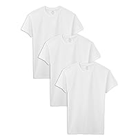 Fruit of the Loom mens Big and Tall Tag-free Underwear & Undershirts undershirts, Tall Man - Crew 3 Pack, XX-Large US
