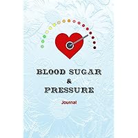 Blood Sugar & Pressure Log Book For Daily Weekly Tracking: Simple and Clear Blood Pressure Log and Track Blood Pressure Readings at Home, 2 Years Of Accurate Data Record and Tracking.