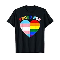Proud Ally LGBTQ Transgender Proud Moms for Proud Trans Mom T-Shirt