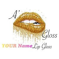 100 Pieces Lip Gloss Stickers,Clear Lip Gloss Tube Label Personalized Vinyl Label for Lip Gloss Empty Tube Empty Bottle Lip Gloss Sticker Lip Gloss DIY Sticker,Sticker Waterproof (1x3cm100PCS)