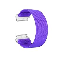 Elastic Nylon Watch Band Strap for Watch Active2 18mm 20mm 22mm Colorful Nylon for Huawei Watch Bracelet Wristband (Color : Purple, Size : 20mm)