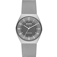 Skagen Grenen Men's Solar Powered Watch with Stainless Steel or Leather Strap
