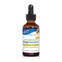 Resp-Immune - 2 oz - Respiratory & Immune Support - Black Seed, Oregano P73 Oil & Raw Honey - Mycellized for Optimal Absorption - Non-GMO - 39 Servings