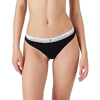 Emporio Armani Women's Iconic Logoband 2 Pack Brazilian Brief