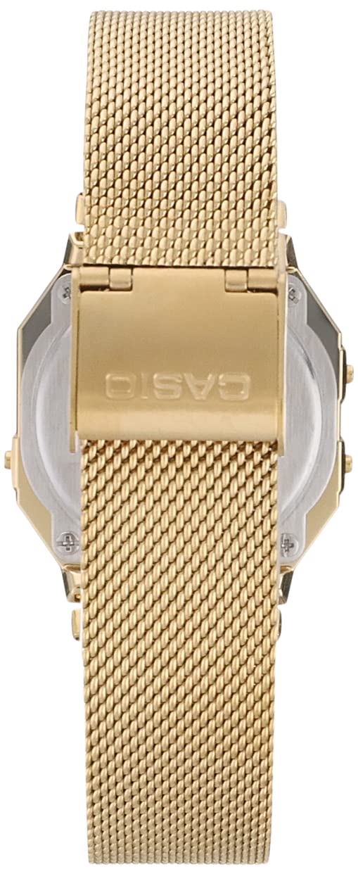 Casio Men's A700WMG-9AVT Digital Vintage Collection Watch Gold