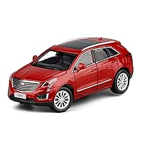 Scale Model Cars 1:32 for Cadillac XT5 Metal Alloy Diecast Car Model with Sound Light Model Toy Car Model (Size : C)