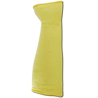 MAGID KEVCOT14 CutMaster Kevlar Cotton Blended 2 Ply Cut Resistant Sleeves, Yellow, 14