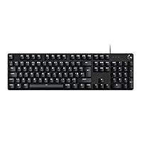 Logitech G413 SE Full-Size Mechanical Gaming Keyboard - Backlit Keyboard with Tactile Mechanical Switches, Anti-Ghosting, Compatible with Windows, macOS, QWERTY UK English Layout - Black