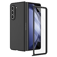 Ruky for Samsung Galaxy Z Fold 5 Case, Full Body Cover with Built-in Screen Protector, Support Wireless Charging Hard PC Slim Protective Case for Samsung Galaxy Z Fold 5, Black