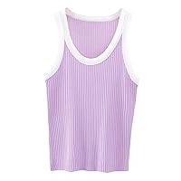 Sports Crop Tank Tops for Women Women Sports Wear Crew Neck Cropped Top Colors Sleeveless Causal Tanks Tops