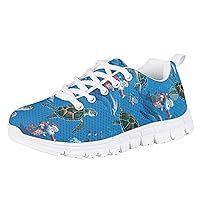 Bengbobar Sneakers for Kids Christmas Athletic Lightweight Breathable Shoes Boys Girls Comfort Holiday Running Shoes Kids