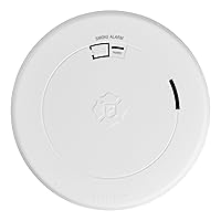 First Alert SM210, 10-Year Sealed Battery Smoke Alarm with Slim Profile Design, 1-Pack