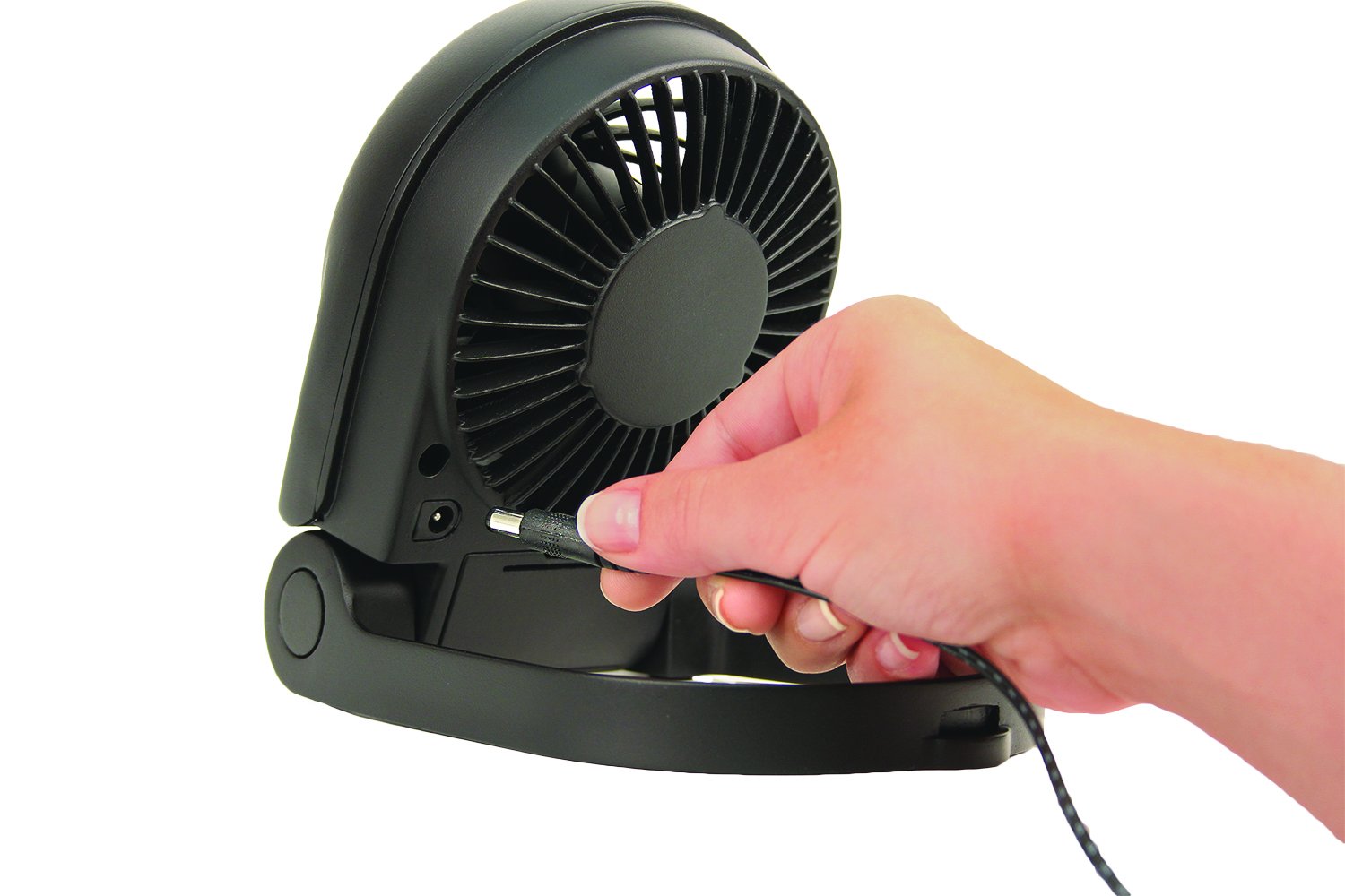 Honeywell HTF090B Turbo on the Go Personal Fan, Black – Small, Portable Fan