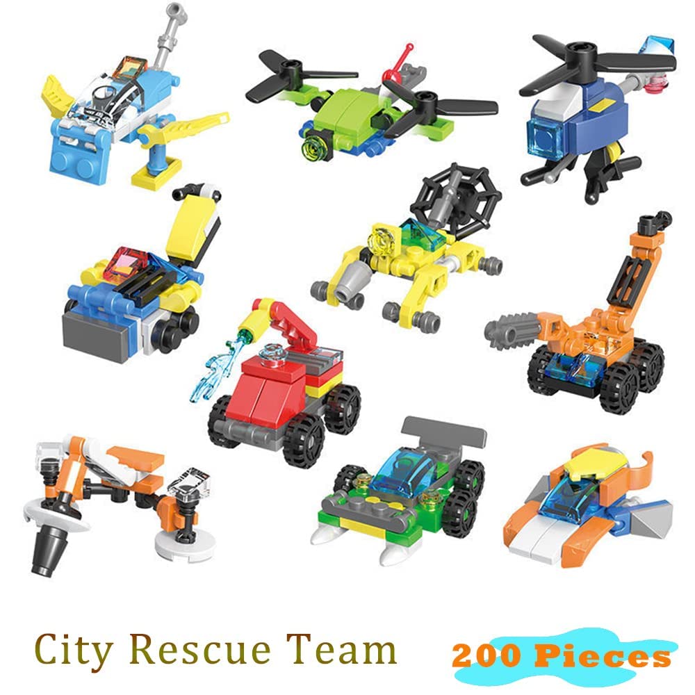 Ulanlan Military Vehicles and Engineering Cars Building Brick Sets, 3D Assembly Cars Truck Helicopter Boys and Girls, Mini Building Block Car Toys for Party Favors, Kids Prizes 30 Boxes