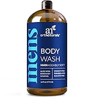 Men’s Fresh Body Wash– Natural Shower Gel that Cleanses, Refreshes, Deodorizes & Moisturizing (16 Fl Oz -Pack of 1)