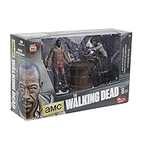 McFarlane Toys The Walking Dead TV Morgan Jones with Impaled Walker and Spike Trap Deluxe Box Action Figure