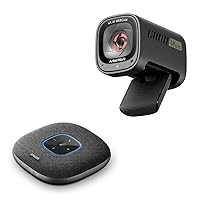Anker AnkerWork C310 4K Webcam PowerConf S3 Speakerphone with 6 Mics, 12 Megapixel, AI Auto Focus, AI Framing, AI Noise Canceling Mic, 1080p@60FPS HDR, Enhanced Voice Pickup, 24H Call Time, Bluetoot