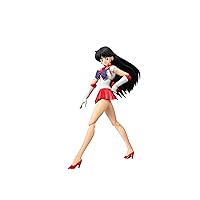 BANDAI SPIRITS S.H. Figuarts Sailor Moon Sailor Mars Animation Color Edition (Resale Version), Approx. 5.5 inches (140 mm), PVC & ABS, Painted Action Figure