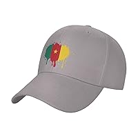 Baseballkappe mit Kamerun-Flagge, für Herren und Damen, bequem, stylisch