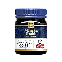 UMF 13+/MGO 400+ Manuka Honey (250g/8.8oz), Superfood, Authentic Raw Honey from New Zealand