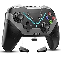 Diswoe Wireless Switch Controller for Switch/Lite/OLED, Switch Controller with a Mouse Touch Feeling on Back Buttons, Switch Pro Controller with Wake-up,Programmable, Turbo Function