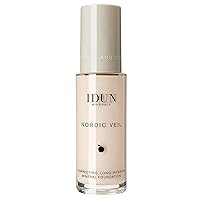 Liquid Foundation Nordic Veil, Jorunn, Full Coverage, Long Lasting Matte Finish, Safe for Sensitive and Normal to Oily Skin, Purified Minerals, Extra Light Neutral, 0.87 Fl Oz
