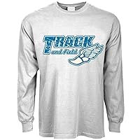 Track and Field Gear Gifts T-Shirt Mens Long Sleeve Tee