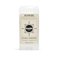 HUMBLE BRANDS Original Formula Aluminum-free Deodorant. Long Lasting Odor Control with Baking Soda and Essential Oils, Palo Santo and Frankincense, Pack of 1