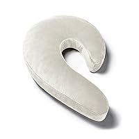 Avana Uno Adjustable Memory Foam Snuggle Pillow for Side Sleepers, Cloud/Camel