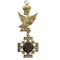 Red Cross of Constantine RCC Grand Rank Collarette Jewel | Masonic regalia Jewels | Past master mason jewel | Masonic jewel gifts | Freemason Jewels