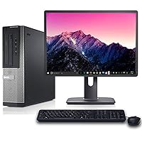Dell Optiplex 390 Desktop Computer i3 3.2GHz 4GB RAM 500GB HD Windows 10 Home w/19 LCD Bundle-WiFi Adapter, Keyboard and Mouse
