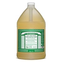 Pure-Castile Liquid Soap (Almond, 1 Gallon) - Made with Organic Oils, 18-in-1 Uses: Face, Body, Hair, Laundry, Pets and Dishes, Concentrated, Vegan, Non-GMO Dr. Bronner's - Pure-Castile Liquid Soap (Almond, 1 Gallon) - Made with Organic Oils, 18-in-1 Uses: Face, Body, Hair, Laundry, Pets and Dishes, Concentrated, Vegan, Non-GMO