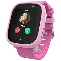 XPLORA X6 Play - Watch Phone for Children (4G) - Calls, Messages, Kids School Mode, SOS Function, GPS Location, Camera and Pedometer – (Subscription Required) (Pink)