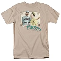 Abbott & Costello Shirt Funny Who's On First Adult Sand Tee T-Shirt (Medium)
