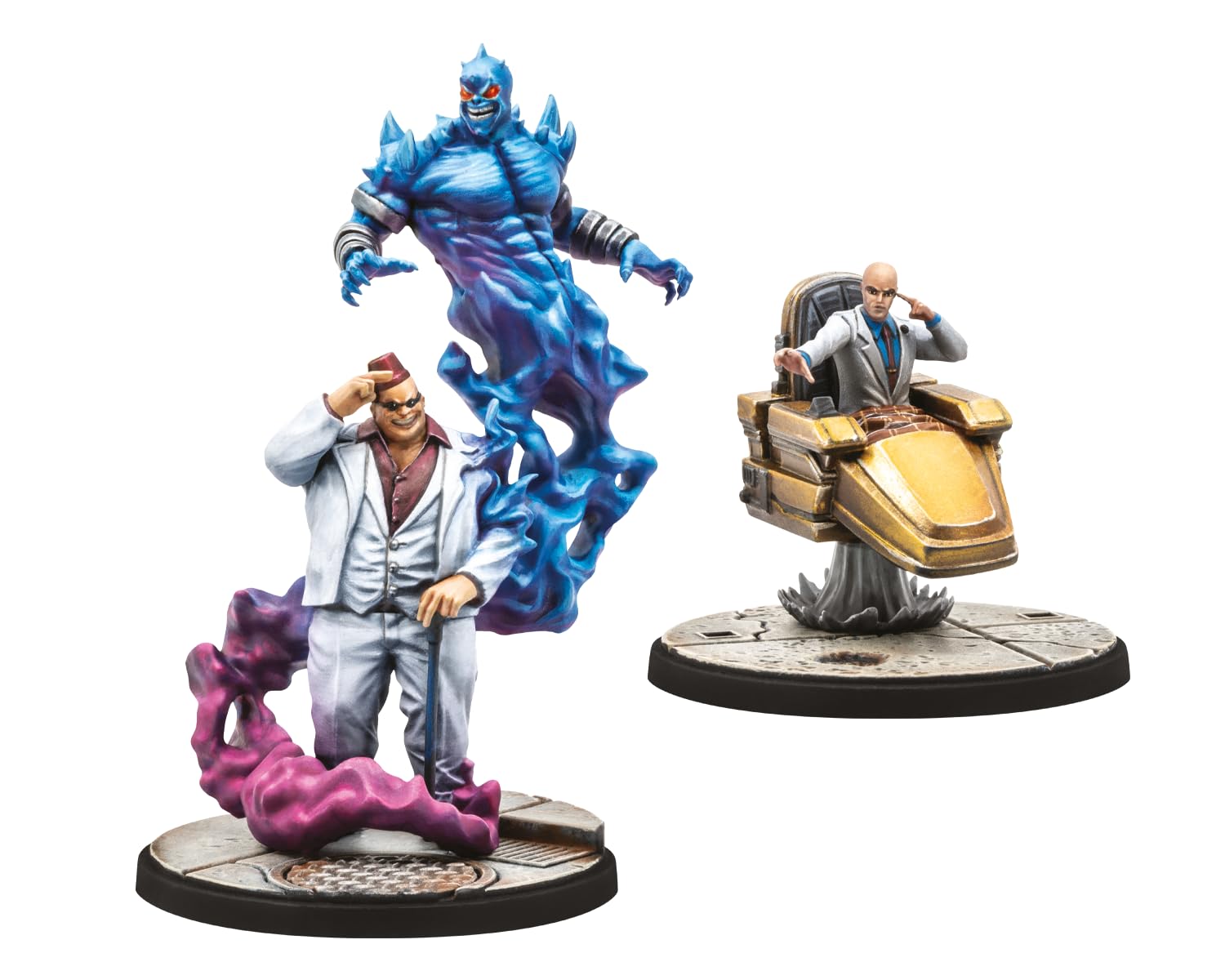 Marvel: Crisis Protocol Professor X & Shadow King Character Pack - Mystic Manipulators with Unique Abilities! Tabletop Superhero Game, Ages 14+, 2 Players, 90 Min Playtime, Made by Atomic Mass Games