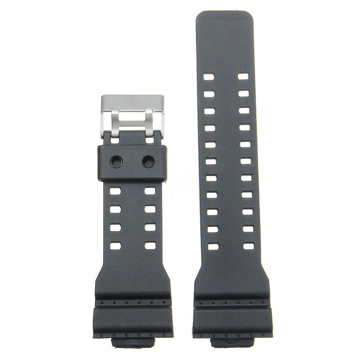 16mm Replacement Watch Band Strap fits G-Shock GA120 GA100 GA-100 G8900 GA300 GD120 GA-100 GA-110 GA-100 Resin Rubber