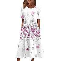 Summer Dresses for Women 2024 Black Dress White Plus Size Dress for Women Gym Tops Y2K Tops for Women Corset Top Dress Striped Dress for Women Plus Size Dress for Women Sweater Pink XL