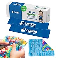 Sensory Fidget Stress Relief Bundle: 1 x LAKIKID Fidget Marble Maze, 2 x LakiKid Fidget Chair Bands- Tactile Sensory Toys for Children & Adults -Reduce Stress, Anxiety and Improve Focus,