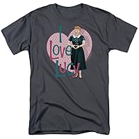 I Love Lucy Classic TV Comedy Lucille Ball Heart You Adult T-Shirt Tee