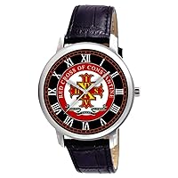 The RED Cross of Constantine Masonic and Military Order 40 mm Solid Brass Wrist Watch