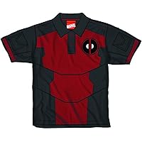 Deadpool Pool Polo Mens Red T-Shirt | S