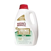 Nature's Miracle Urine Destroyer Plus for Dogs, Enzymatic Formula for Severe Dog Urine Stains, 1 gal