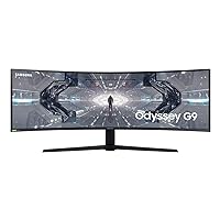 SAMSUNG Odyssey 49-in 5K QHD 1440p Gaming G9 Computer Monitor LC49G97TSSNXDC