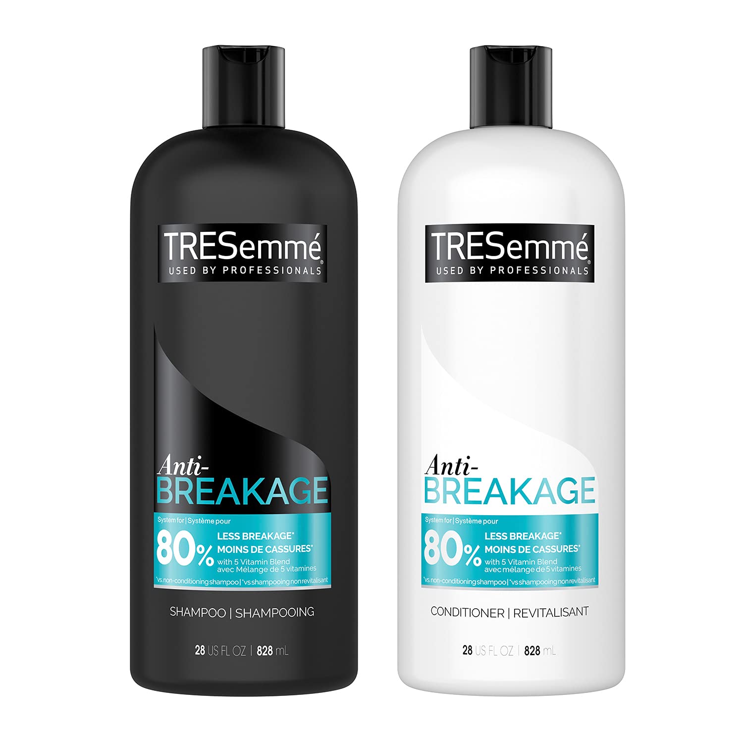 Mua TRESemme Anti Breakage Shampoo and Conditioner Set, Promotes Healthy Hair  Growth, Reduces Dry Hair Breakage Up to 80%*, Vitamin E, Vitamin B12 and  Gelatin, 28 Fl Oz Each trên Amazon Mỹ
