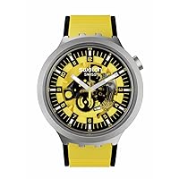 Swatch Big Bold Irony SB07S109 Bolden Yellow Watch, Strap