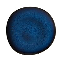 Villeroy & Boch Lave Bleu Dinner Plate, 11x1 in, Stoneware, Blue