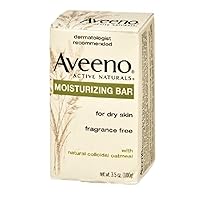 Gentle Moisturizing Bar Facial Cleanser with Nourishing Oat for Dry Skin, Fragrance-free, Dye-Free, & Soap-Free, 3.5 oz (Pack of 2)