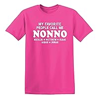 Personalized Nonno Papa Shirt, Customized Grandpa Dad Grandkids Name Shirt, Gifts for Christmas Fathers Day Birthday