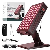 FX500 Red Light Therapy for Face, Device with Stand, Includes Remote Control, Timer & Infrared Light Therapy for Body, FSA Eligible Items Only List