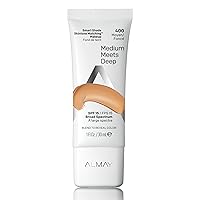 Almay Smart Shade Skintone Matching Makeup, Hypoallergenic, Cruelty Free, Oil Free, -Fragrance Free, Dermatologist Tested Foundation with SPF 15, Medium Meets Deep, 1oz